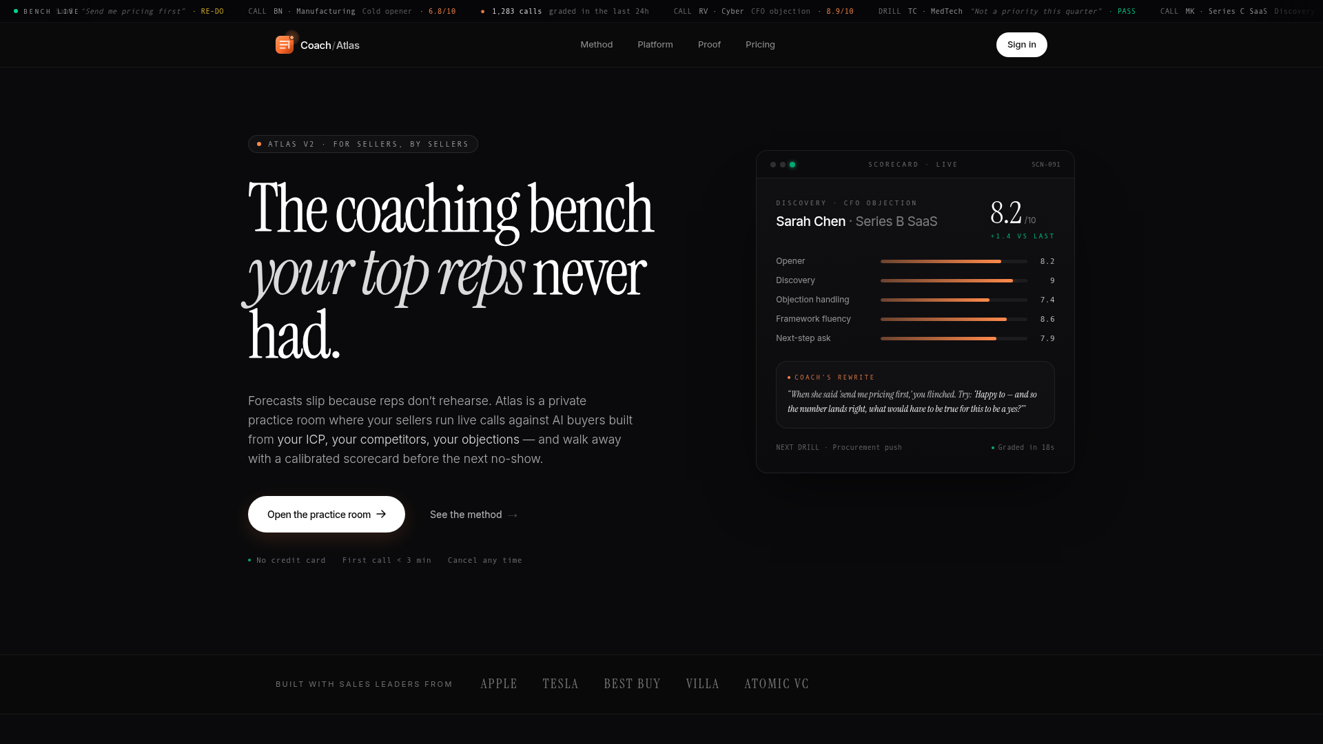 AI Sales Coach preview