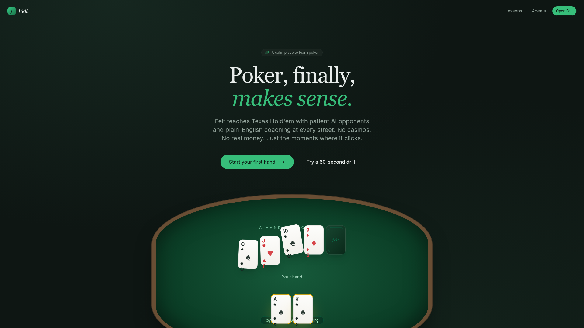 Poker Felt preview