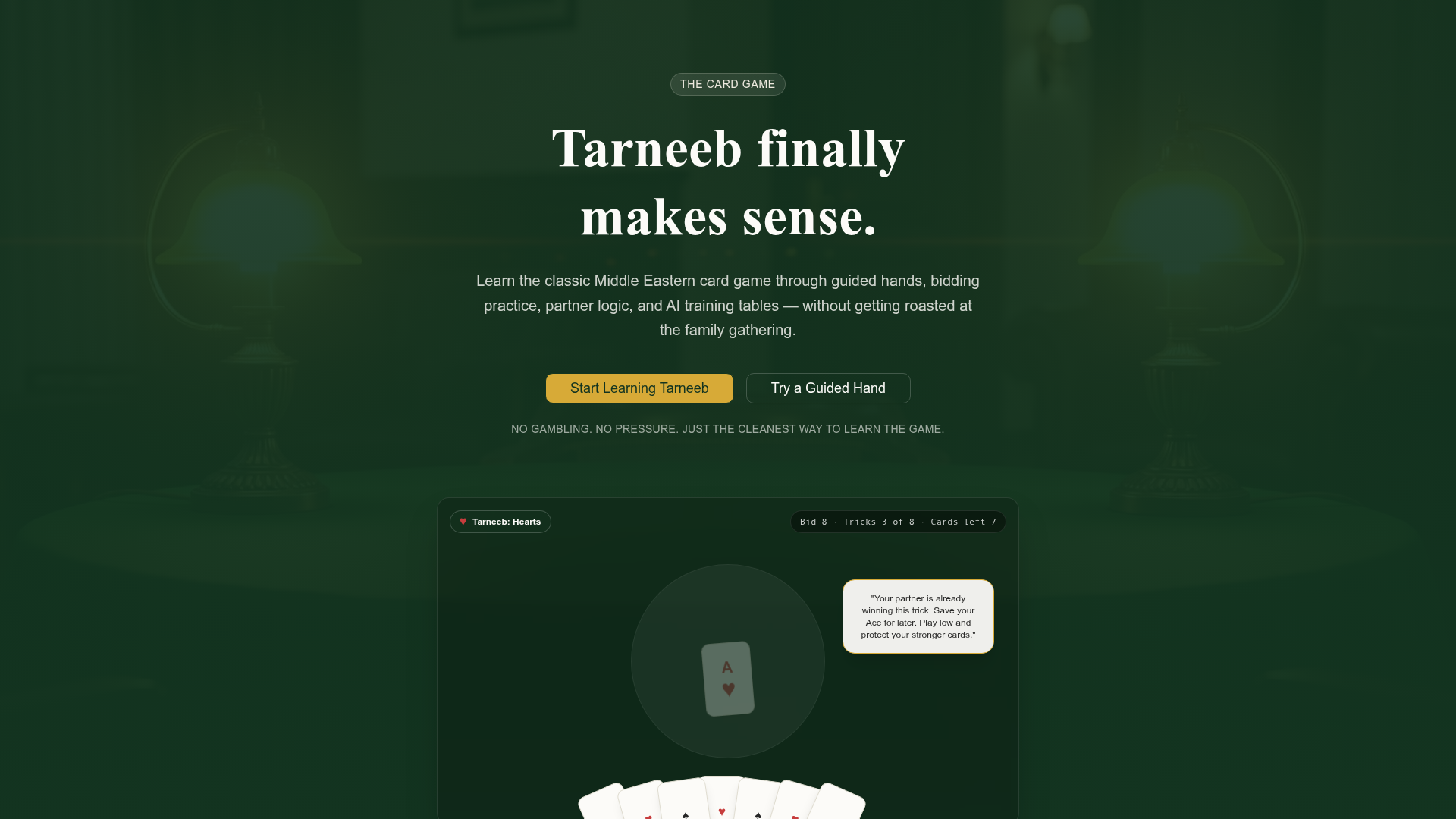 Tarneeb Assist preview