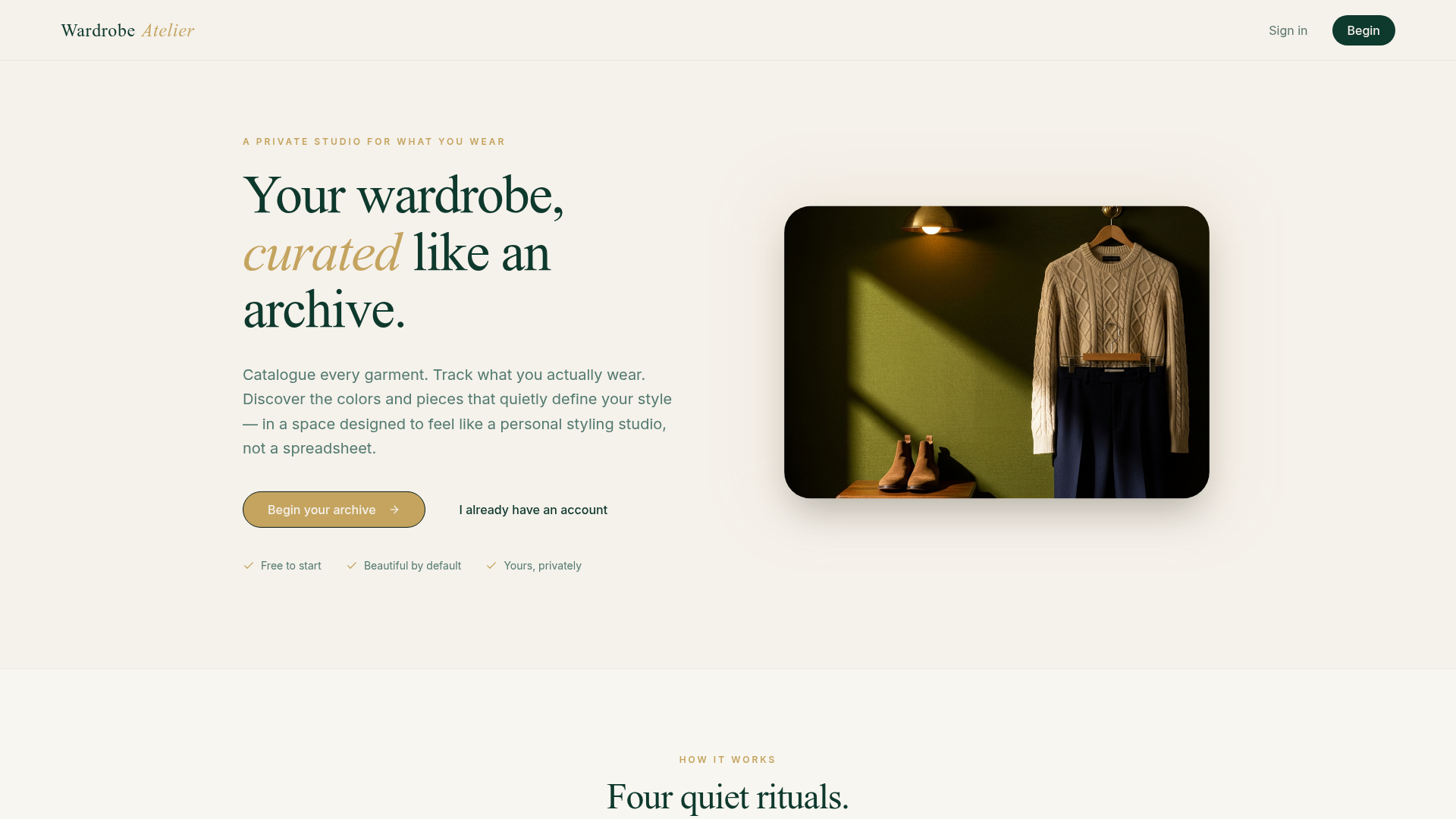 Virtual Wardrobe preview